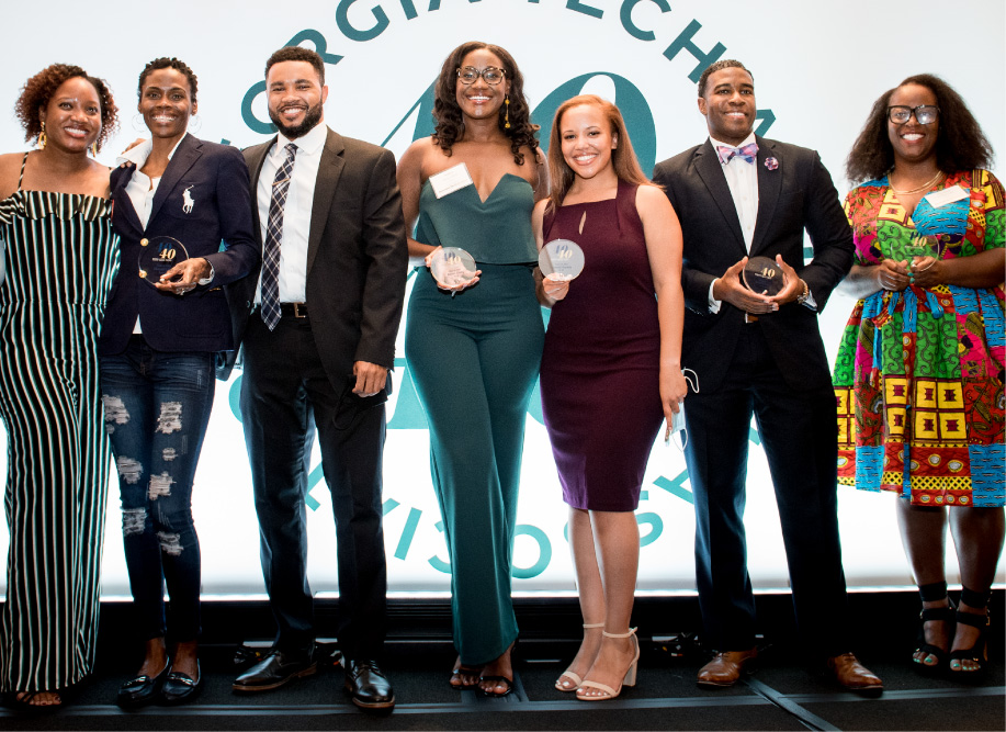 group photo of 2020 honorees